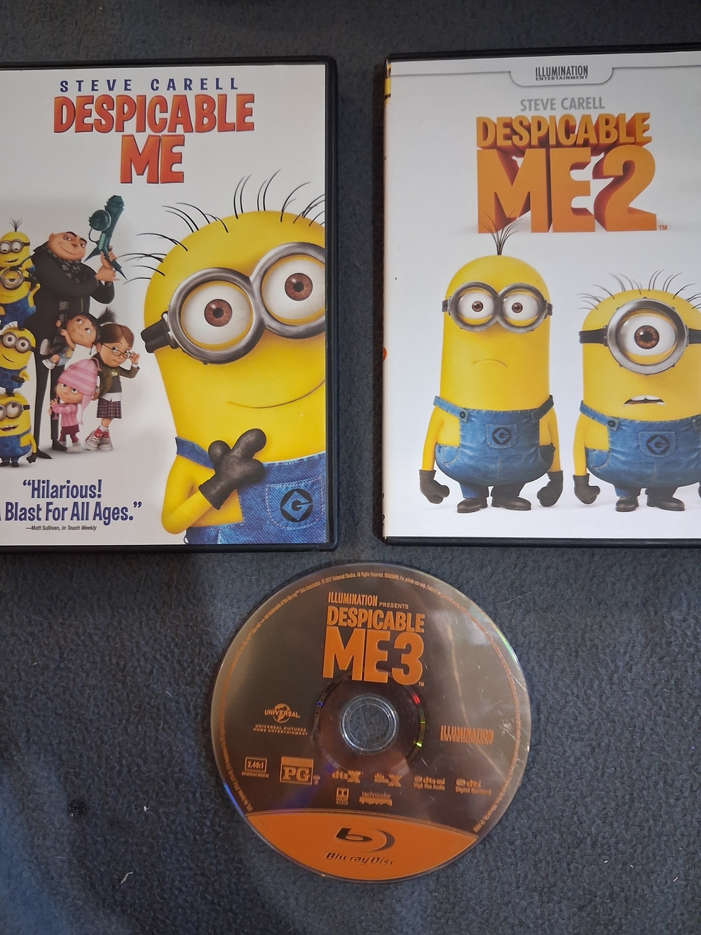 Despicable Me Trilogy DVD